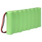 VHBW Alarmanlagen Akku Visonic 100729, GP220AAH8BMX, GP130AAH6BMX - 2200 mAh 9,6 V NiMH