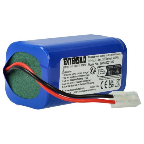 VHBW Battery for Xiaomi H18650CH-4S1P - 3200 mAh, 14.4 V, Li-Ion