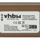 VHBW Sony NP-FW50 akkumulátor - 900 mAh, 7,4 V, Li-Ion információs chippel, USB C aljzattal