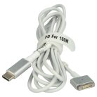 VHBW USB-C-Adapterkabel für MagSafe 2, 11 Zoll 2012-2017 Apple MacBook Air Notebook - 100 W, PVC