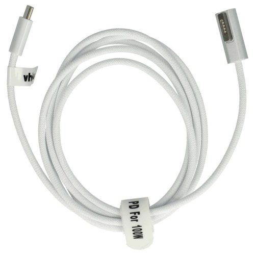 VHBW C típusú USB adapterkábel MagSafe 2-höz, 11"-es 2012-2017 Apple MacBook Air notebookhoz - 100 W, nylon