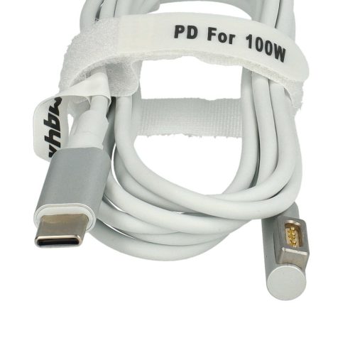 VHBW C típusú USB adapterkábel MagSafe 1-hez  Apple ADA-C2MS1-et AppleNotebookhoz - 100 W, PVC