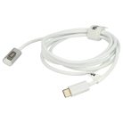 VHBW C típusú USB adapterkábel MagSafe 1-hez Apple ADA-C2MS1 for AppleNotebook-ot - 100 W, nylon