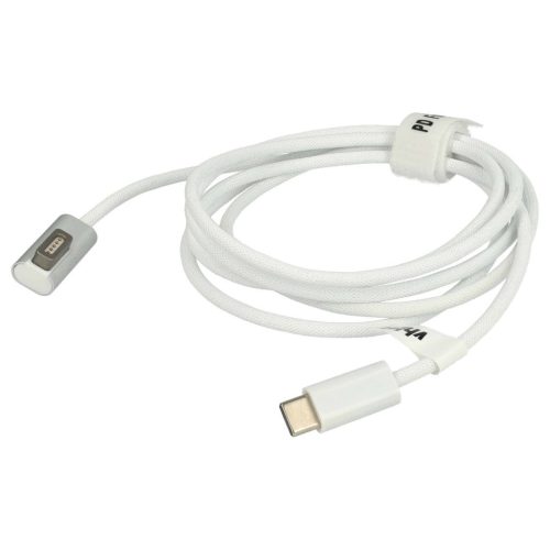 VHBW C típusú USB adapterkábel MagSafe 1-hez Apple ADA-C2MS1 for AppleNotebook-ot - 100 W, nylon