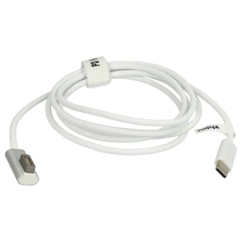 VHBW C típusú USB adapterkábel MagSafe 1-hez Apple ADA-C2MS1 for AppleNotebook-ot - 100 W, nylon