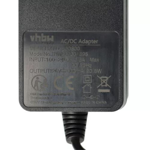 VHBW Charger for Tineco YLS0241A-E260080 Tineco Wireless Handheld Vacuum Cleaner