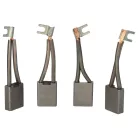 VHBW Carbon Brush Set (4 pcs), Linde Nutzfahrzeug, Sizes: 25.5 x 19.8 x 7.9 mm