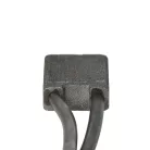 VHBW Carbon Brush Set (4 pcs), Linde Nutzfahrzeug, Sizes: 25.5 x 19.8 x 7.9 mm