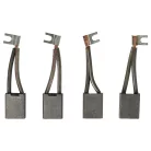VHBW Carbon Brush Set (4 pcs), Linde Nutzfahrzeug, Sizes: 25.5 x 19.8 x 7.9 mm