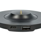 VHBW USB-Ladestation für Bose Lautsprecher - Incl. USB C Kabel schwarz