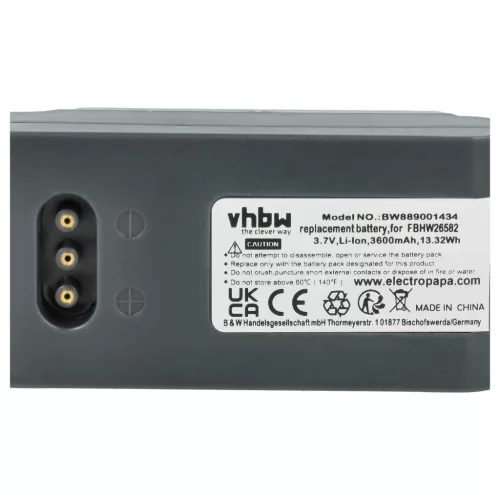 VHBW Mobilcomputer Akku FBHW26582 - 3600 mAh 3,7 V Li-Ion