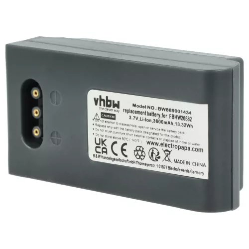 VHBW Mobilcomputer Akku FBHW26582 - 3600 mAh 3,7 V Li-Ion