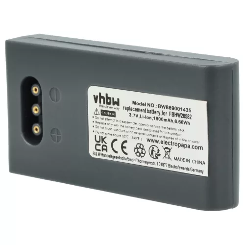 VHBW Akku Höft & Wessel FBHW26582 - 1800 mAh 3,7 V Li-Ion