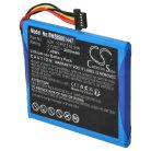 VHBW GPS Akku UZ6, 1CP515161HR - 2000 mAh 3,7 V Li-Ion