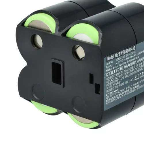 VHBW Laser Battery Q104782, 2414-3001 - 10000 mAh 4.8 V NiMH