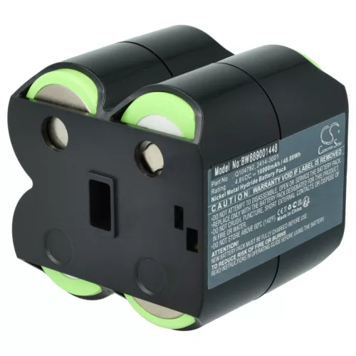VHBW Laser Battery Q104782, 2414-3001 - 10000 mAh 4.8 V NiMH
