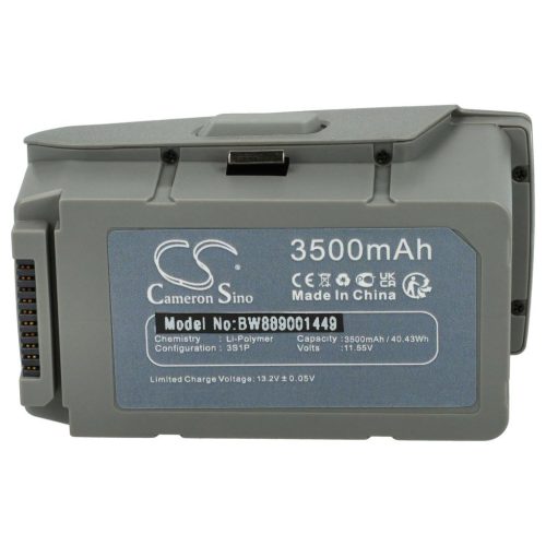 VHBW Drone Battery for DJI PB2, CP.MA.00000268.01 - 3500 mAh 11.55 V Li-polymer