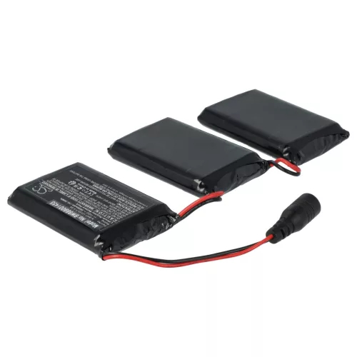 VHBW Battery Replacement for Macna K-BAT-12VOLT-3.0A - 3000 mAh 11.1 V Li-polymer