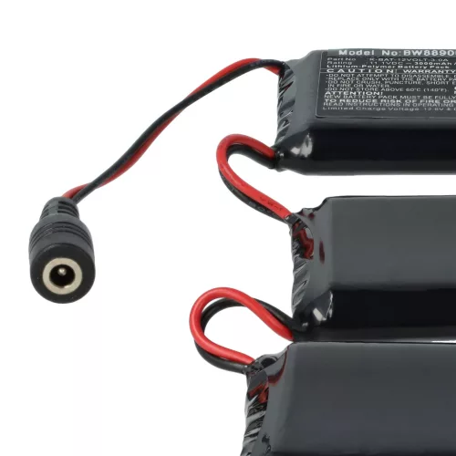 VHBW Battery Replacement for Macna K-BAT-12VOLT-3.0A - 3000 mAh 11.1 V Li-polymer