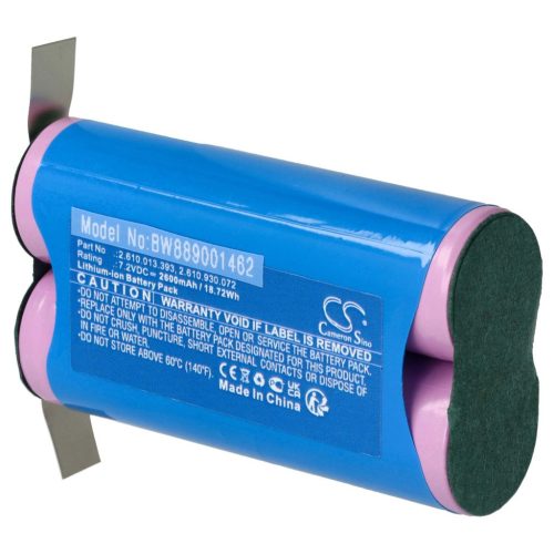 VHBW Elektromos kéziszerszámgép akkumulátor Dremel 1100-25, 1100LI, DRIVER 1120 multifunkcionális szerszámokhoz - 7.2V, Li-Ion, 2600mAh