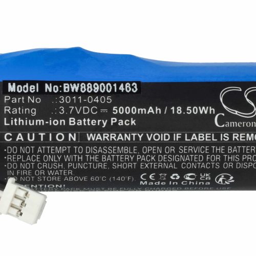 VHBW Metalldetektor Akku Minelab 3011-0405 - 5000 mAh 3,7 V Li-Ion