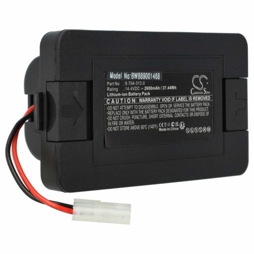 VHBW Battery for Kärcher 9.754-313.0 - 2600 mAh, 14.4 V, Li-Ion