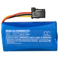   VHBW Emergency Call Sender Battery Audi 4M0 907 486, 4K0915989A, 9A7915989A - 1500 mAh 3.2 V LiFePO4