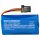 VHBW Emergency Call Sender Battery Audi 4M0 907 486, 4K0915989A, 9A7915989A - 1500 mAh 3.2 V LiFePO4