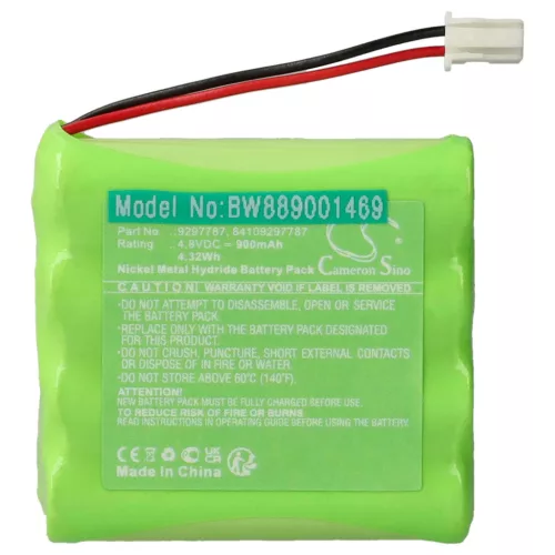 Notrufsender Batterie ersetzt BMW 9297787, 84109297787, 84 10 9 297 787 - 900 mAh 4.8 V NiMH