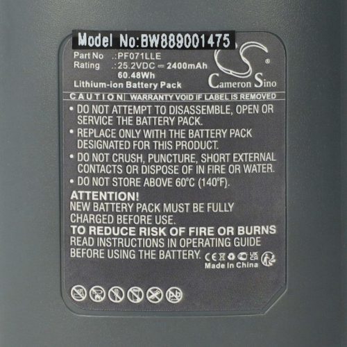 Viomi PF071LLE Battery - 2400 mAh, 25.2 V, Li-Ion