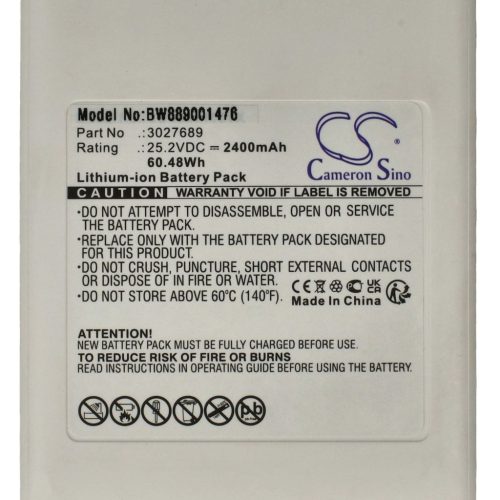 VHBW Dreame P2046-7S1P-BCB, 3027689, P2046-7S1P-BCA battery - 2400 mAh, 25.2 V, Li-Ion