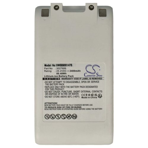 VHBW Dreame P2046-7S1P-BCB, 3027689, P2046-7S1P-BCA battery - 2400 mAh, 25.2 V, Li-Ion