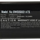 VHBW Spektrum SPMB2000LITX Távirányító Elem - 2600 mAh 7,4 V Li-Ion