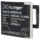 VHBW CAT / Caterpillar APP00317 mobiltelefon akkumulátor - 4000 mAh 3,8 V Li-polimer - Okostelefon akkumulátor