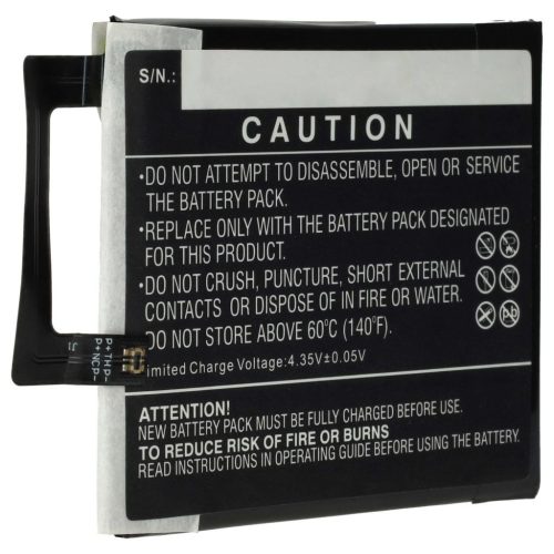 VHBW CAT / Caterpillar APP00317 mobiltelefon akkumulátor - 4000 mAh 3,8 V Li-polimer - Okostelefon akkumulátor