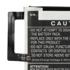 VHBW CAT / Caterpillar APP00317 mobiltelefon akkumulátor - 4000 mAh 3,8 V Li-polimer - Okostelefon akkumulátor