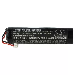   VHBW Notruf Akku BBR-901SA-01509, LB9M, 901S-01509 - 1600 mAh 6 V Li-Mn