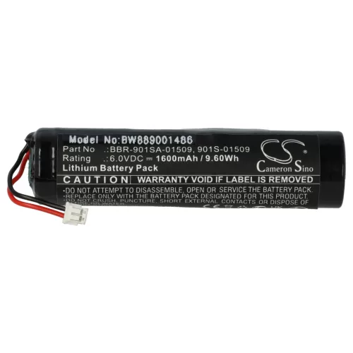 VHBW Notruf Akku BBR-901SA-01509, LB9M, 901S-01509 - 1600 mAh 6 V Li-Mn
