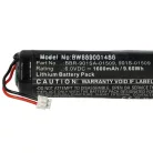 VHBW Notruf Akku BBR-901SA-01509, LB9M, 901S-01509 - 1600 mAh 6 V Li-Mn