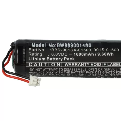 VHBW Notruf Akku BBR-901SA-01509, LB9M, 901S-01509 - 1600 mAh 6 V Li-Mn