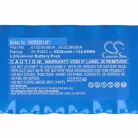 VHBW Ambrogio Lawn Mower Battery 050Z38600A, 050Z36600A, 075Z60900A - 5200 mAh 25.9 V Li-Ion