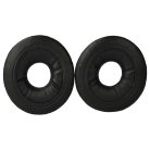 VHBW Technics RP DJ1200 Headphone Ear Pads - 2x, Memory Foam, Polyurethane/Foam, 17 mm