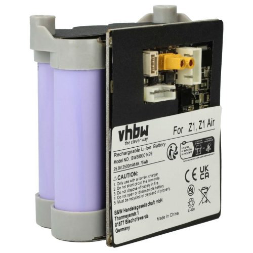 VHBW Battery - 2500 mAh, 25.9 V, Li-Ion