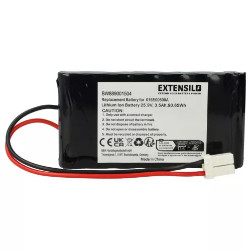 VHBW Ambrogio 015E00600A Lawn Mower Battery - 3500 mAh 25.9 V Li-Ion