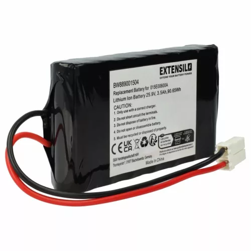 VHBW Ambrogio 015E00600A Lawn Mower Battery - 3500 mAh 25.9 V Li-Ion