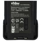 VHBW Radio Akku Motorola PMNN4488a - 1800 mAh 7,4 V Li-Ion + Gürtelclip