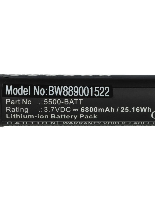 Nightstick 5500-BATT Zseblámpa Elem - 6800 mAh, 3,7 V Li-Ion