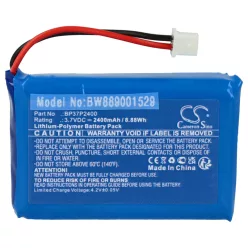   VHBW Hundetrainer Akku Dogtra BP37P2400 - 2400 mAh 3,7 V Li-Polymer