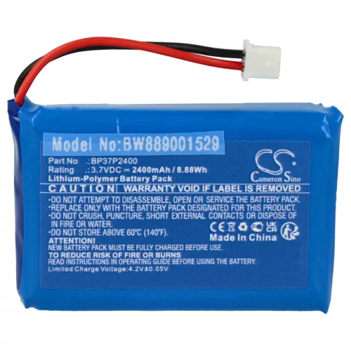 VHBW Hundetrainer Akku Dogtra BP37P2400 - 2400 mAh 3,7 V Li-Polymer