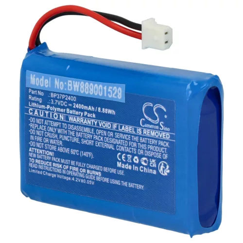 VHBW Hundetrainer Akku Dogtra BP37P2400 - 2400 mAh 3,7 V Li-Polymer